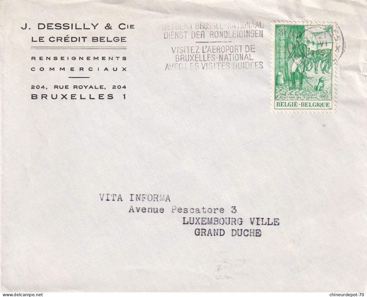 J. Dessilly & Cie Le Crédit Belge  Bruxelles Belgique - Covers