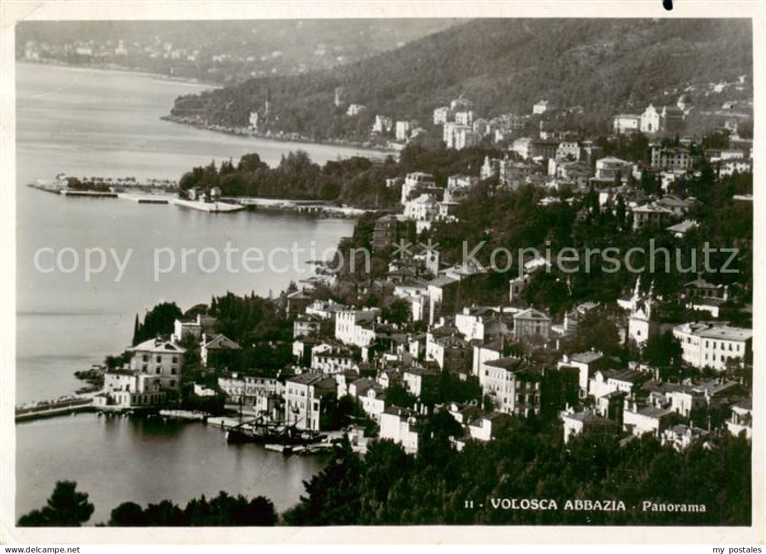 73851928 Volosca Abbazia Opatija Croatia Panorama  - Kroatië