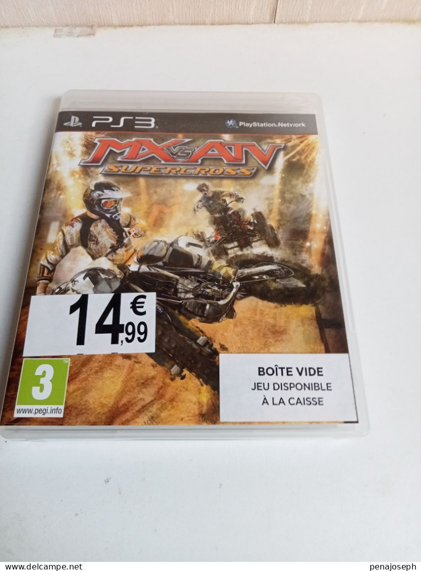 MX Vs ATV Super Cross Avec Notice Sur Ps3 Jeux Complet - Altri & Non Classificati