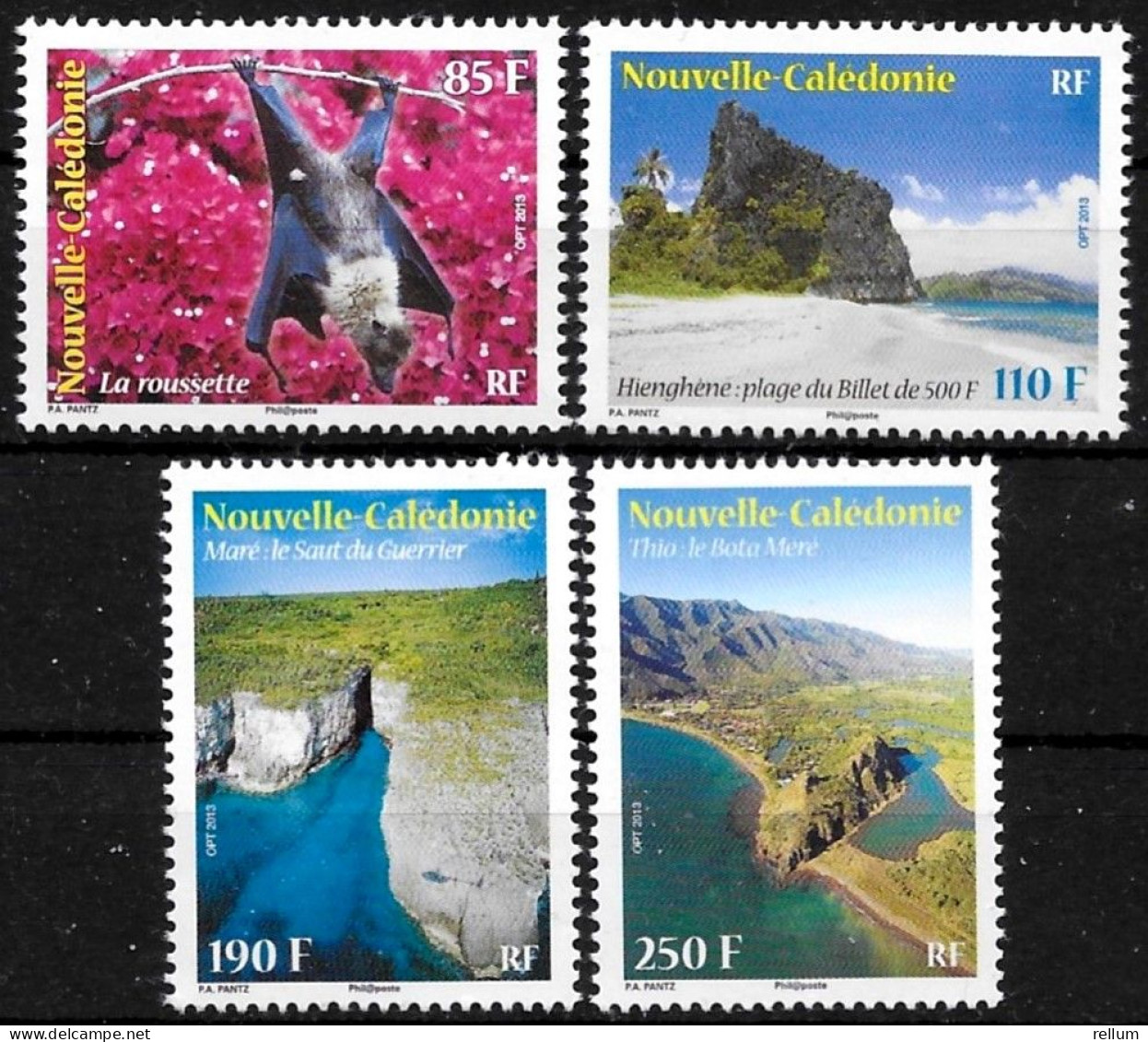 Nouvelle Calédonie 2013 - Yvert Et Tellier Nr. 1202/1205 - Michel Nr. 1632,1636/1638 ** - Unused Stamps