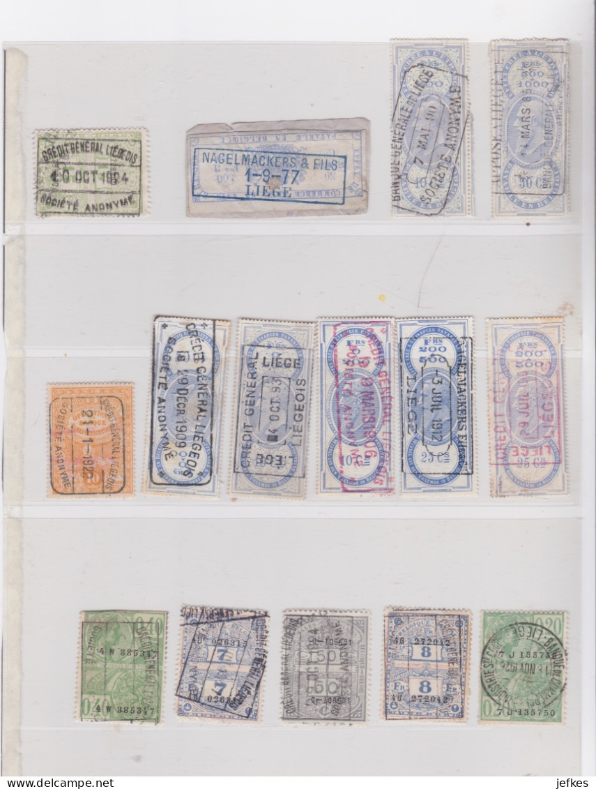 Banken Operatioeel In Luik 1880-1925 - Stamps