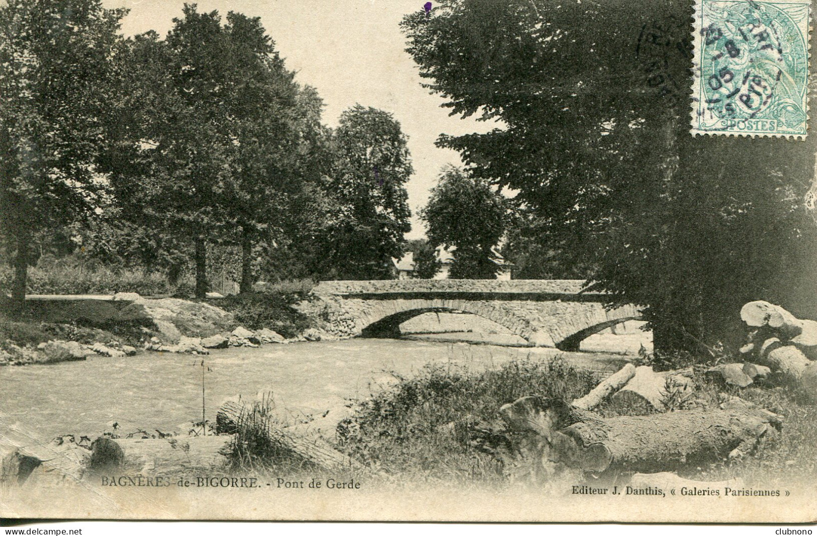 CPA -  BAGNERES DE BIGORRE -  PONT DE GERDE - Bagneres De Bigorre