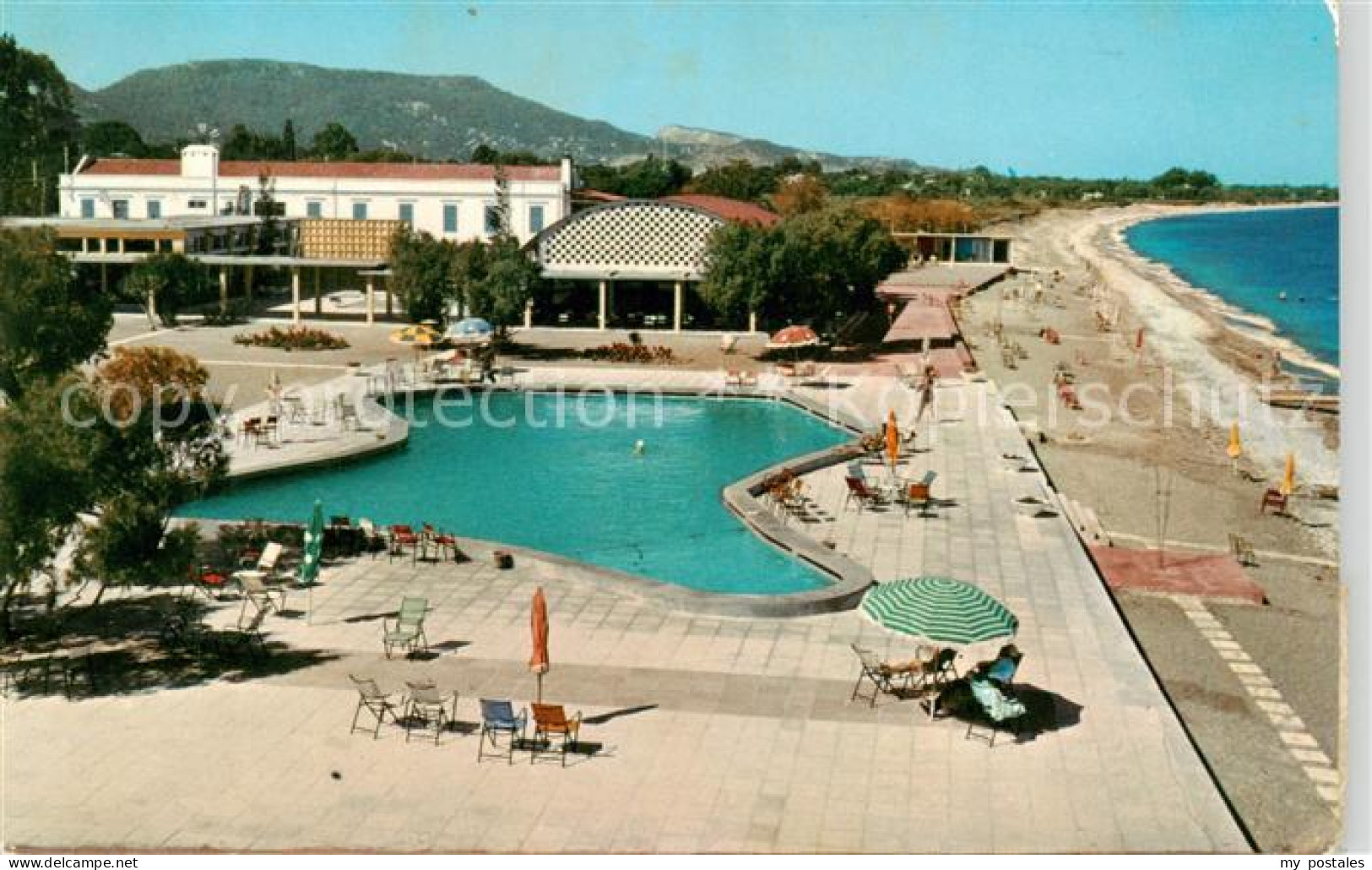 73851857 Rhodes  Rhodos Greece Strand Hotel Pool  - Griekenland