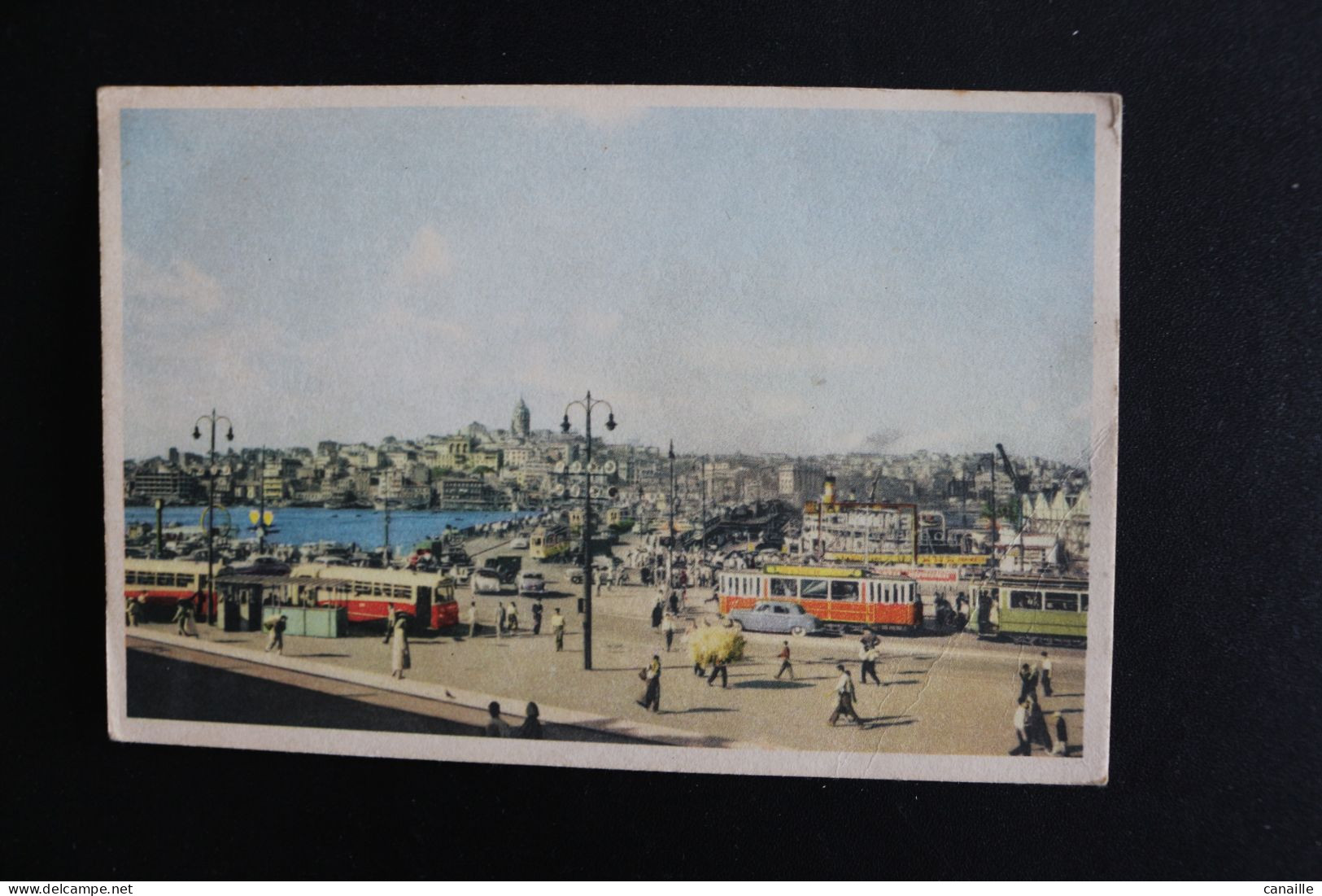 S-C 117 /   Turquie - Turkey,  Istanbul - Eminönü Meydani  ( Tram ) / 1957 - Turkey