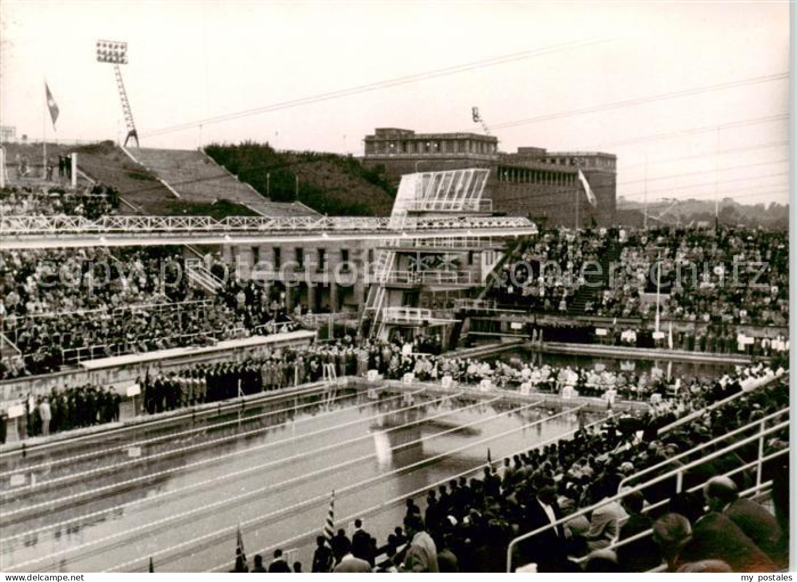 73851794 Leipzig Schwimmstadion Am Tage Der Eroeffnung Der 10. Europameisterscha - Leipzig