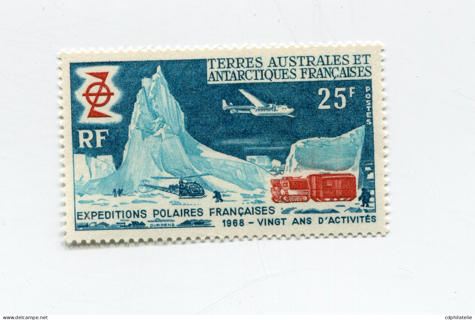 T. A. A. F. N°31 ** 20e ANNIVERSAIRE DES EXPEDITIONS POLAIRES FRANCAISES - Unused Stamps