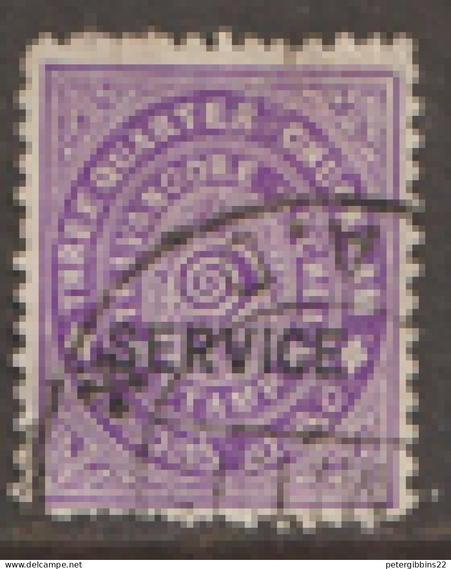 India   Travancore  Service  1930  SG  086  Perf 12    Fine Used - Travancore
