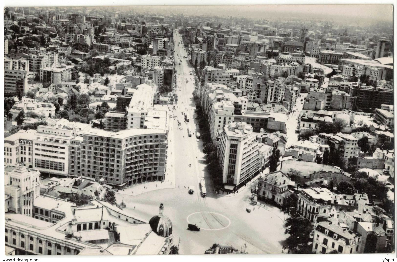București - M. Eminescu Square And Gen. Magheru Bd.(aerial View) - Romania