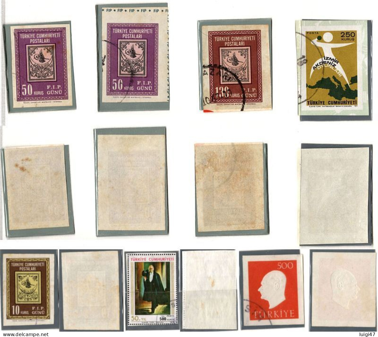 1957--1973 - Turchia - Valori Diversi Da Foglietto - Used Stamps