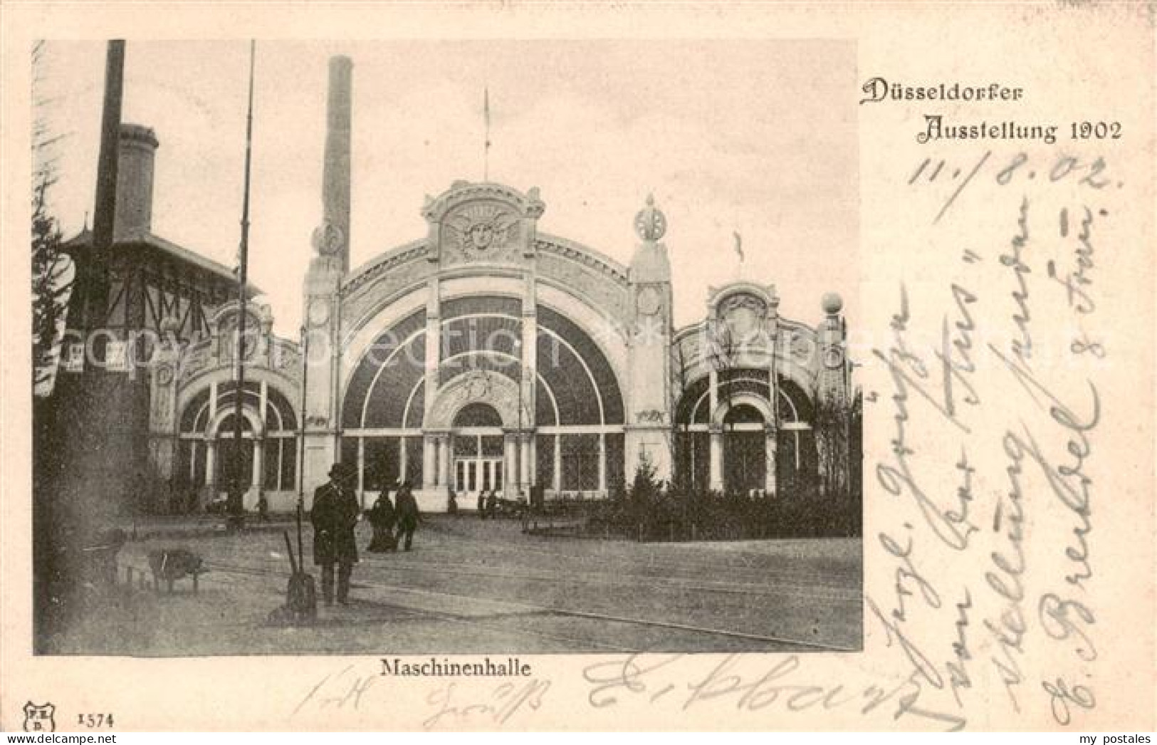 73851760 Duesseldorf Ausstellung 1902 Maschinenhalle Duesseldorf - Düsseldorf