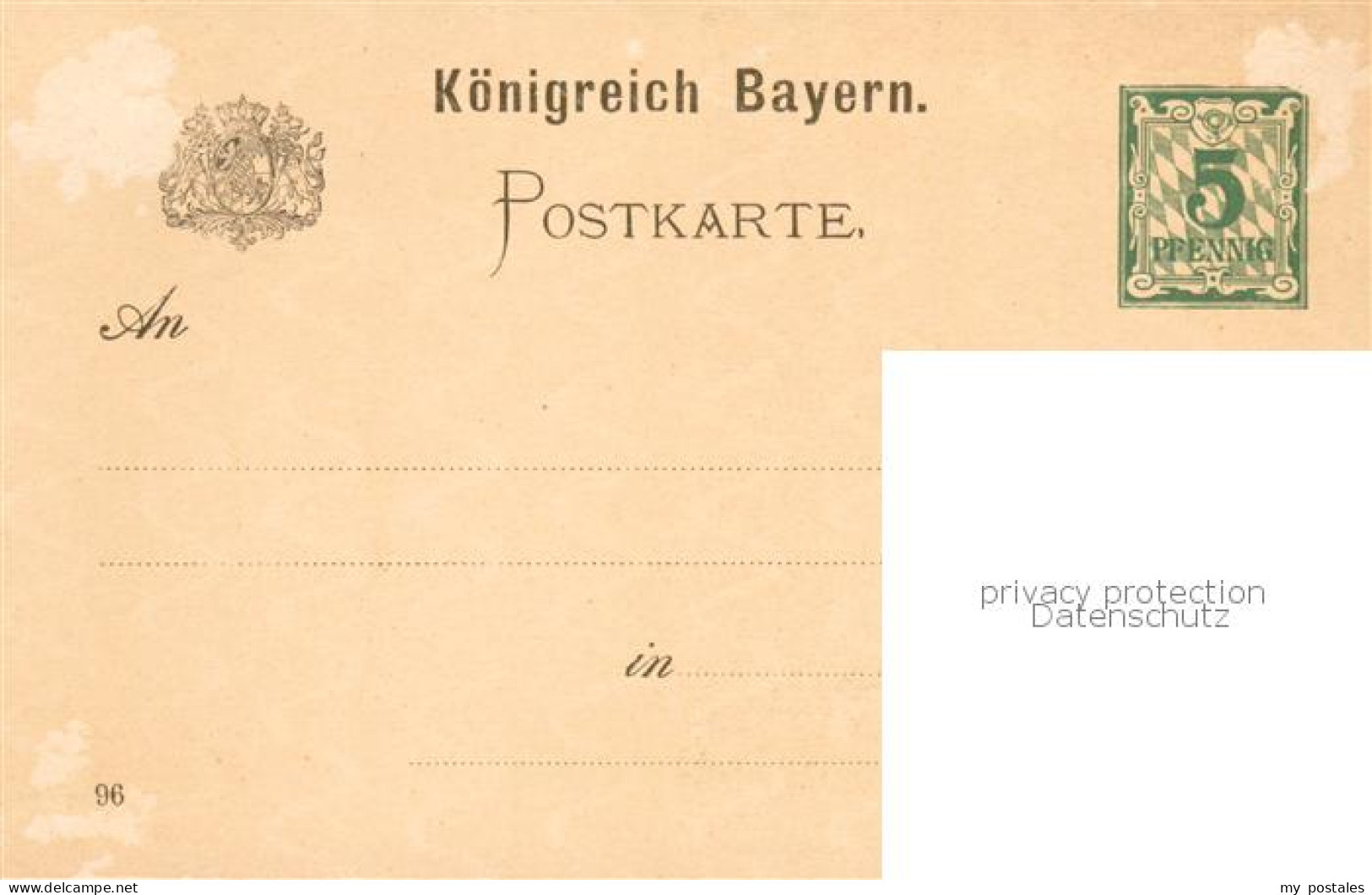 73851758 Nuernberg Bayerische Landesausstellung 1896 Koenigreich Bayern Nuernber - Nuernberg