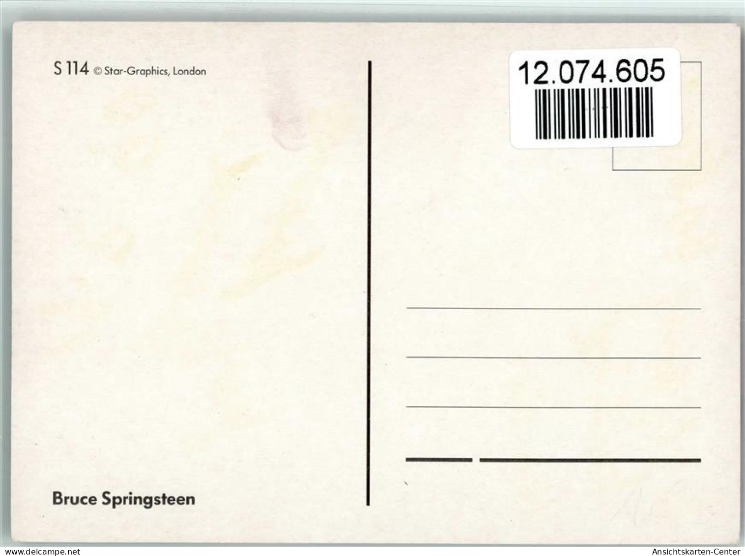 12074605 - Rock / Pop S S 114  Bruce Springsteen Auf - Sänger Und Musikanten