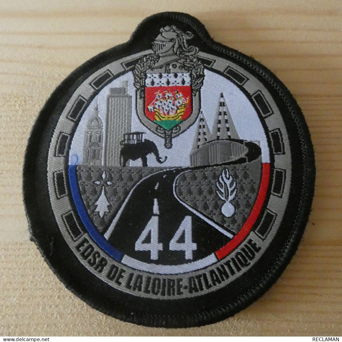 PATCH Ecusson Collection GENDARMERIE EDSR LOIRE ATLANTIQUE 44 - Police