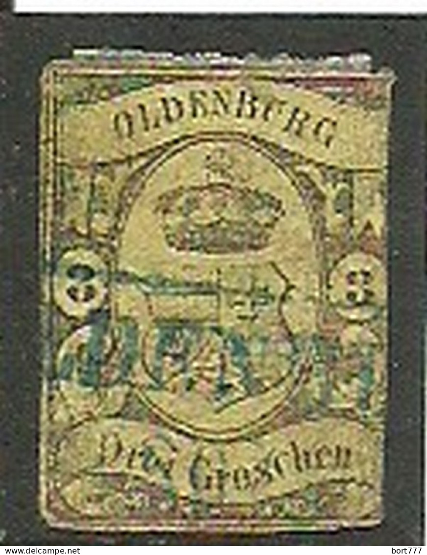 Germany Oldenburg 1859 Year Mi# 8 , Used  - Oldenbourg