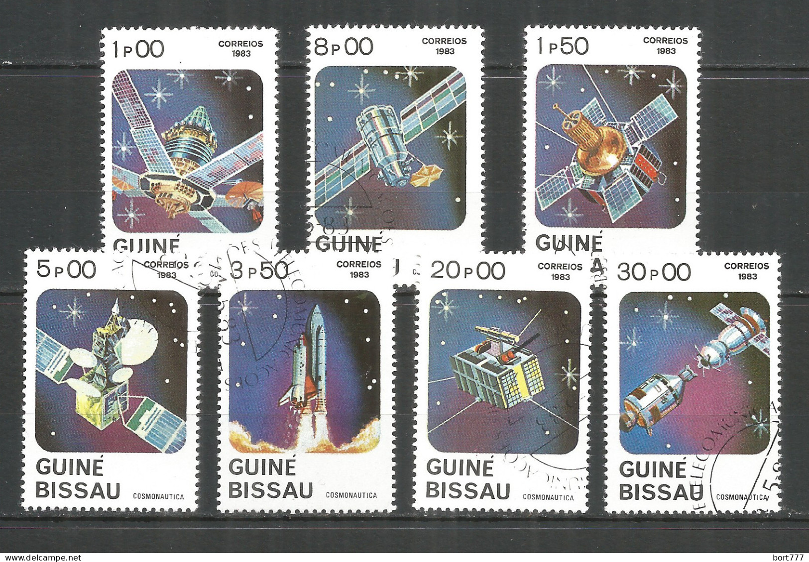 Guinea-Bissau 1983 Used Stamps Set Space - Guinée-Bissau