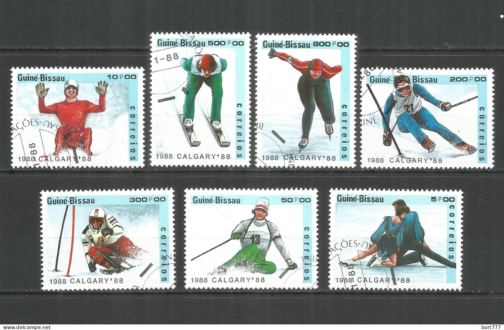 Guinea-Bissau 1988 Used Stamps Set Sport - Guinea-Bissau