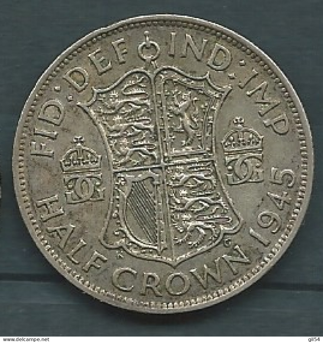 Grande Bretagne  HALF CROWN 1945 (ARGENT)  Pieb 25205 - K. 1/2 Crown