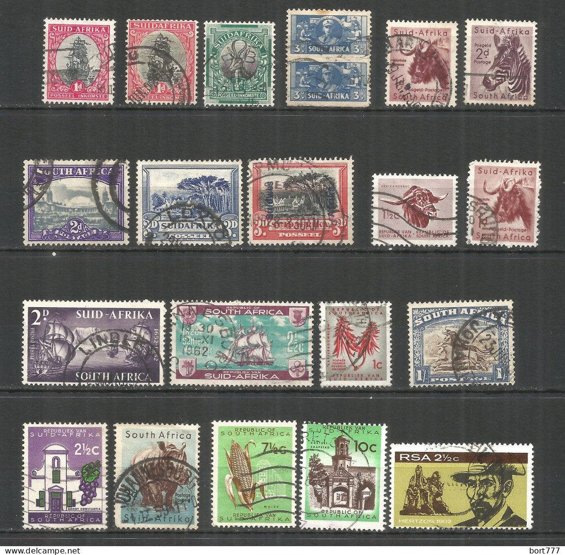 SOUTH AFRICA Used Stamps 21 V - Collections, Lots & Series