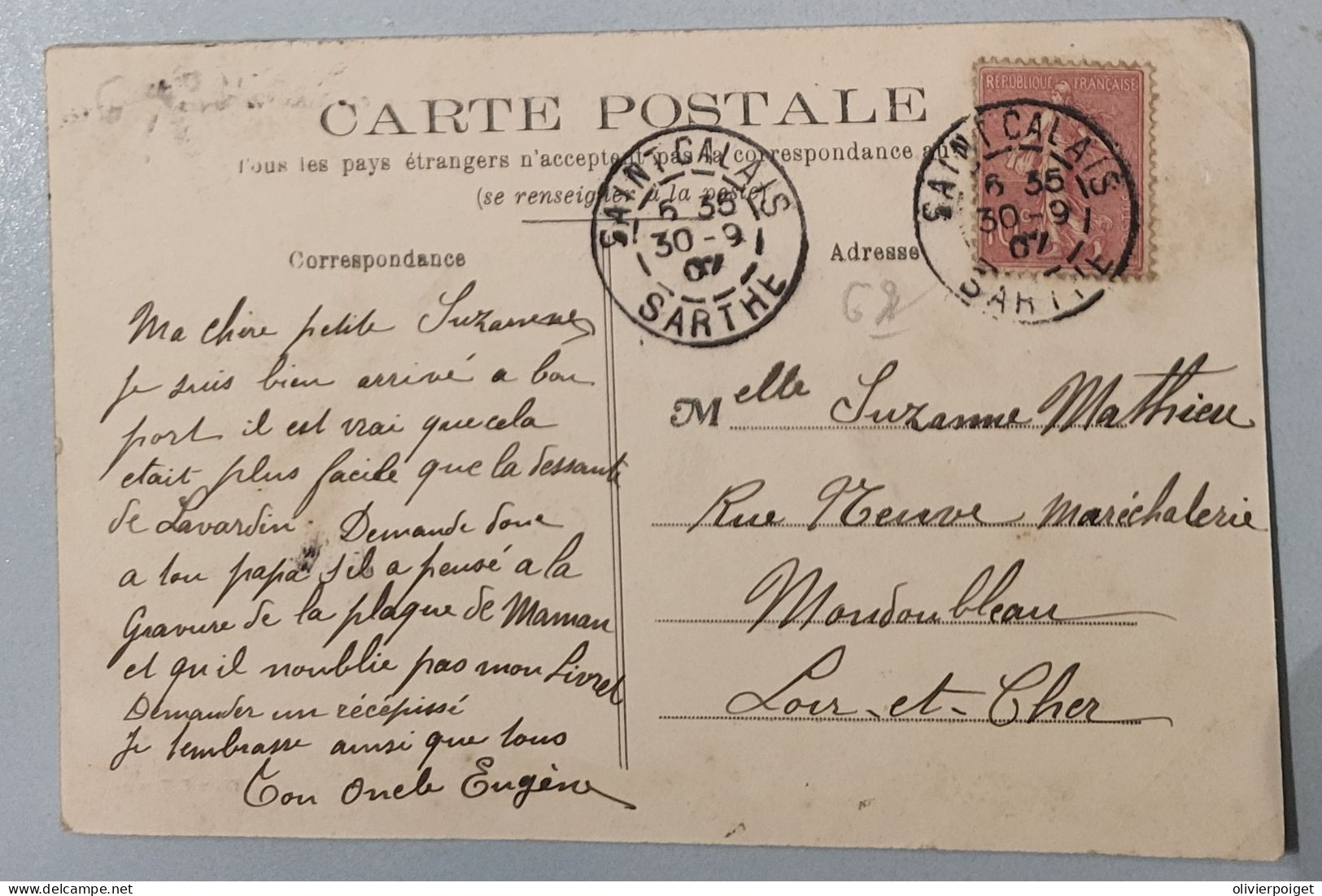 DPT 62 - St Calais - Rue Charles-Garnier - Mairie E Postes - Unclassified