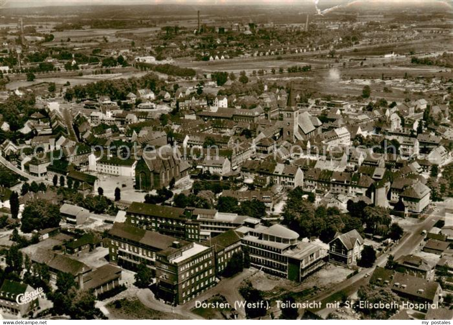 73851611 Dorsten Teilansicht Mit St. Elisabeth Hospital Dorsten - Dorsten