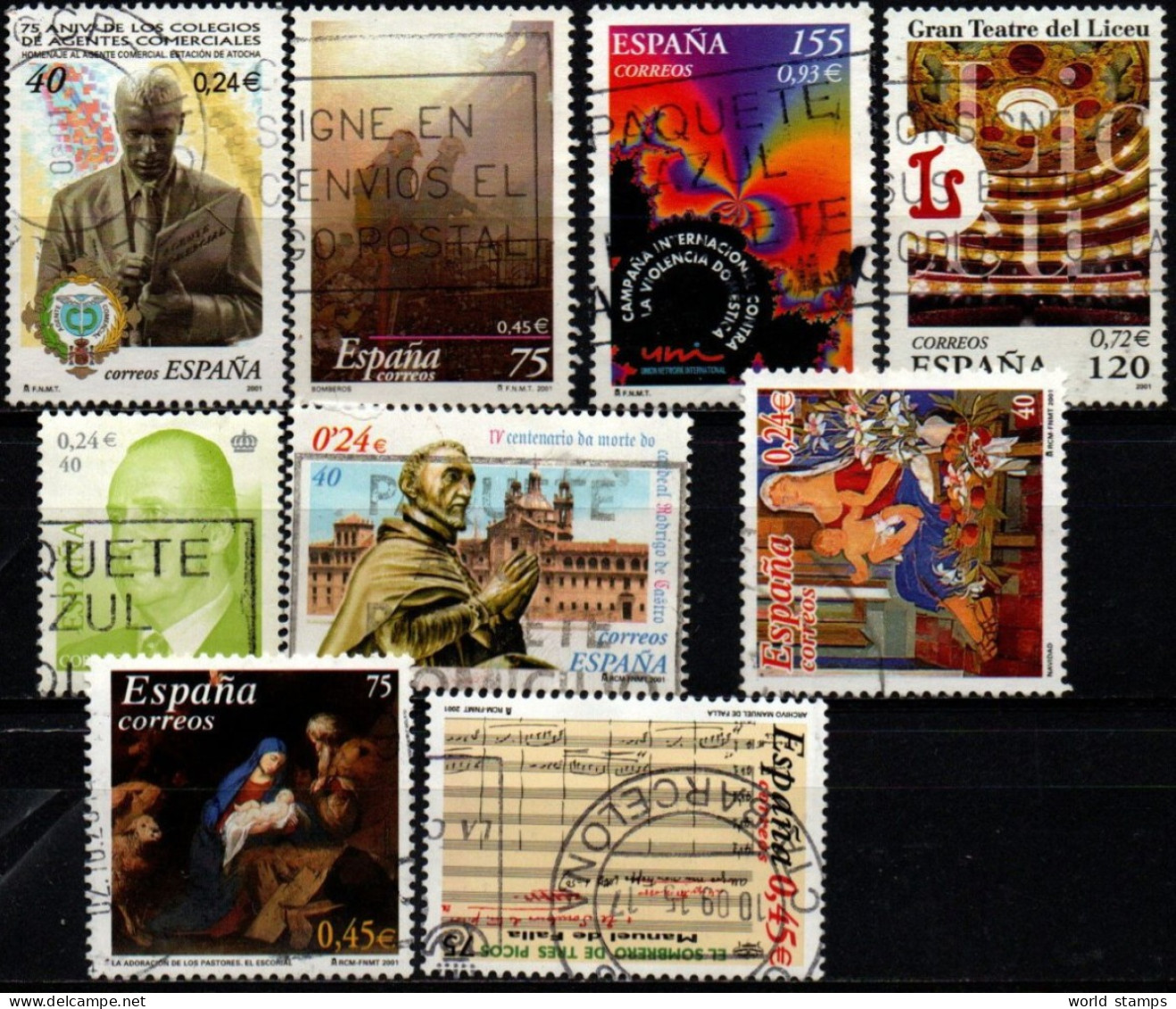 ESPAGNE 2001 O - Used Stamps