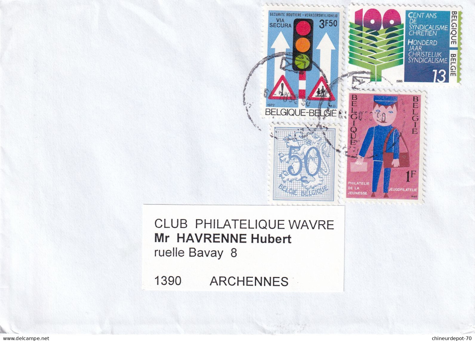 Belgique - Enveloppes