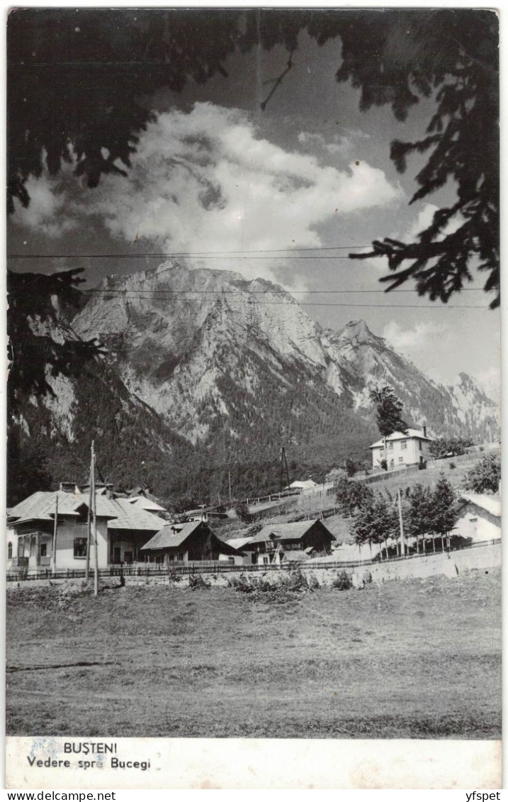 Bușteni - View Of The Bucegi - Rumania