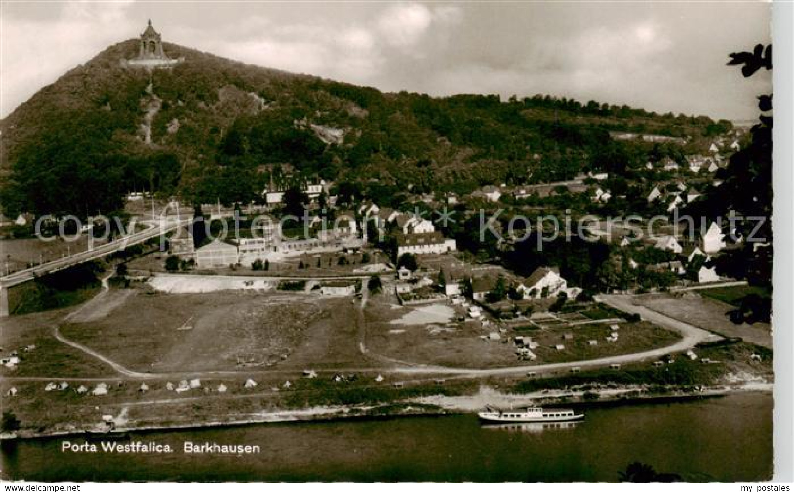 73851597 Barkhausen Minden Restaurant Am Kaiser Wilhelm Denkmal Panorama Barkhau - Minden