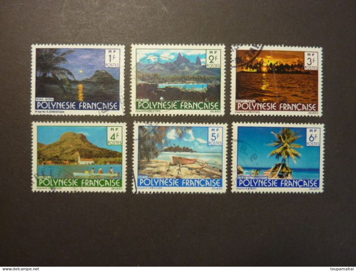 POLYNESIE FRANCAISE, Année 1979, YT N° 132 à 137 Oblitérés. Série Complète De 6 Valeurs - Used Stamps