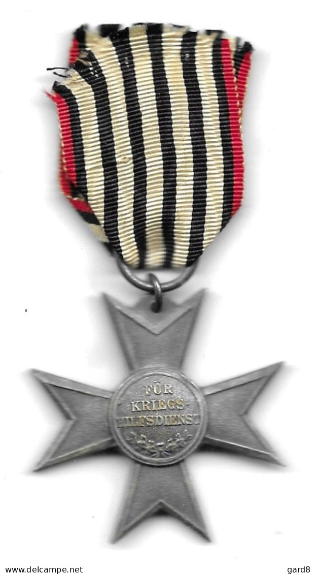 Croix Du Mérite Pour Secours De Guerre (Prusse) - Métal De Guerre  - WWI - Germany