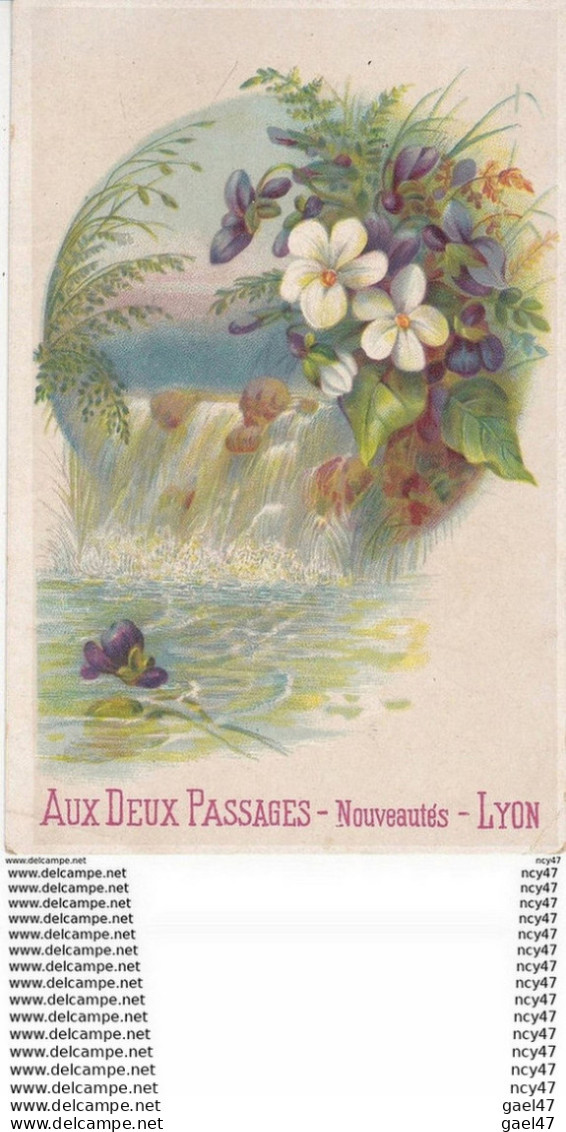 CHROMOS. Nouveautés AUX DEUX PASSAGES. (Lyon).  Paysage. ..Z207 - Altri & Non Classificati