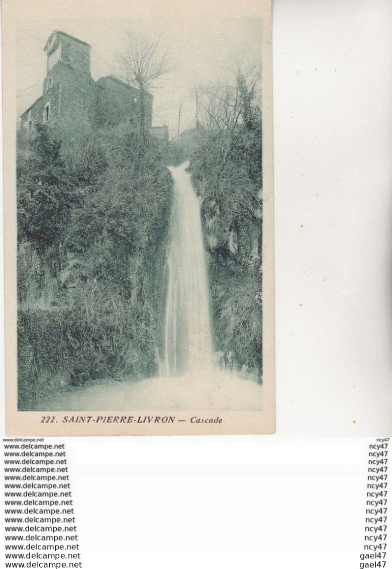 CPA  (82) St-PIERRE-LIVRON.  Cascade. ...Z426 - Sonstige & Ohne Zuordnung