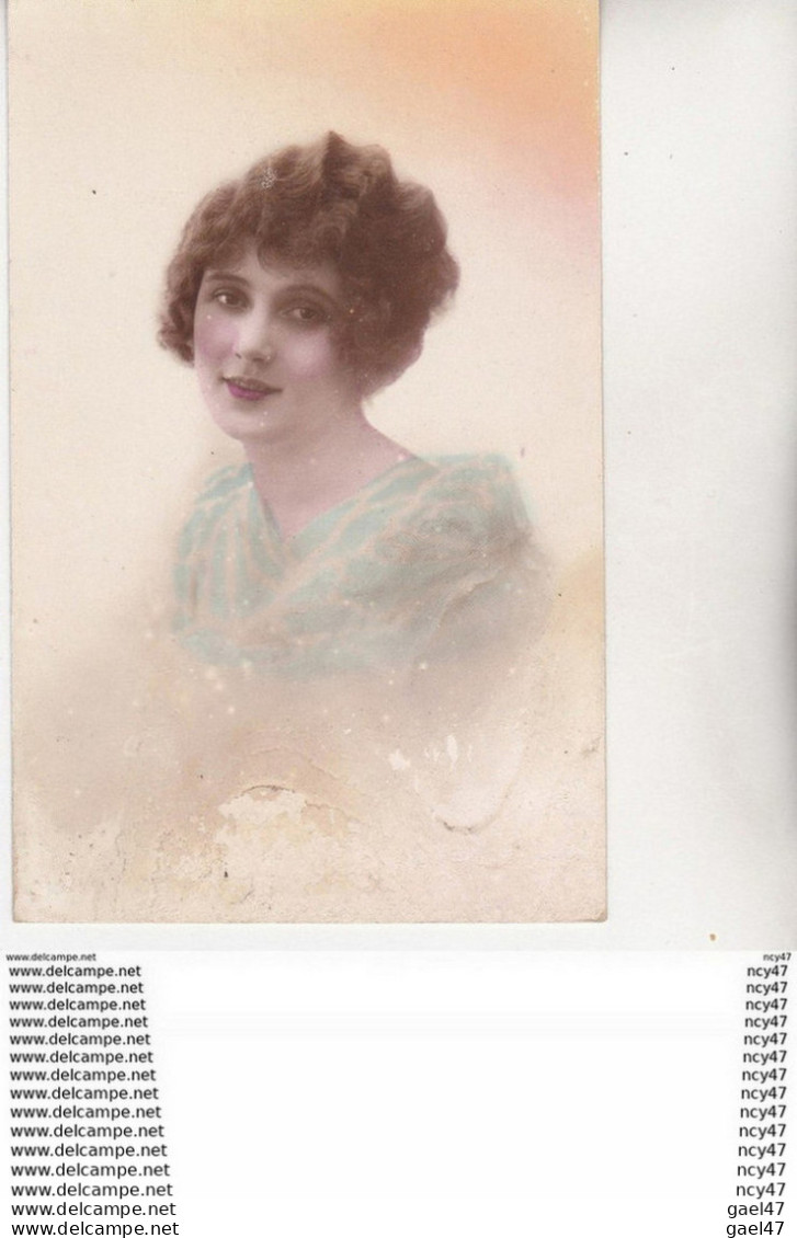 Lot 3 CPA FANTAISIES. Portrait De Belle Jeune Femme. ...Z305 - Frauen