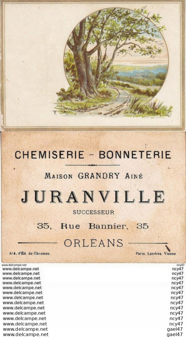 CHROMOS. Chemise-Bonneterie, JURANVILLE (Orlleans). Paysage Rural ...Z835 - Sonstige & Ohne Zuordnung