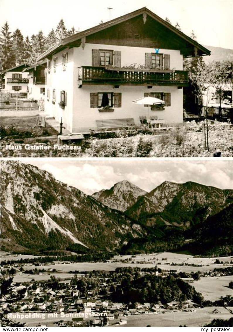 73851495 Ruhpolding Haus Gstatter Fuchsau Blick Gegen Sonntagshorn Ruhpolding - Ruhpolding