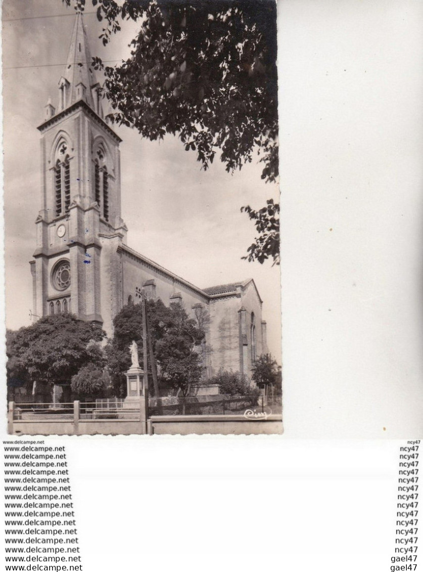 CPSM/pf  (82) LABASTIDE-du-TEMPLE.  L'église, Horloge . ...Z423 - Otros & Sin Clasificación