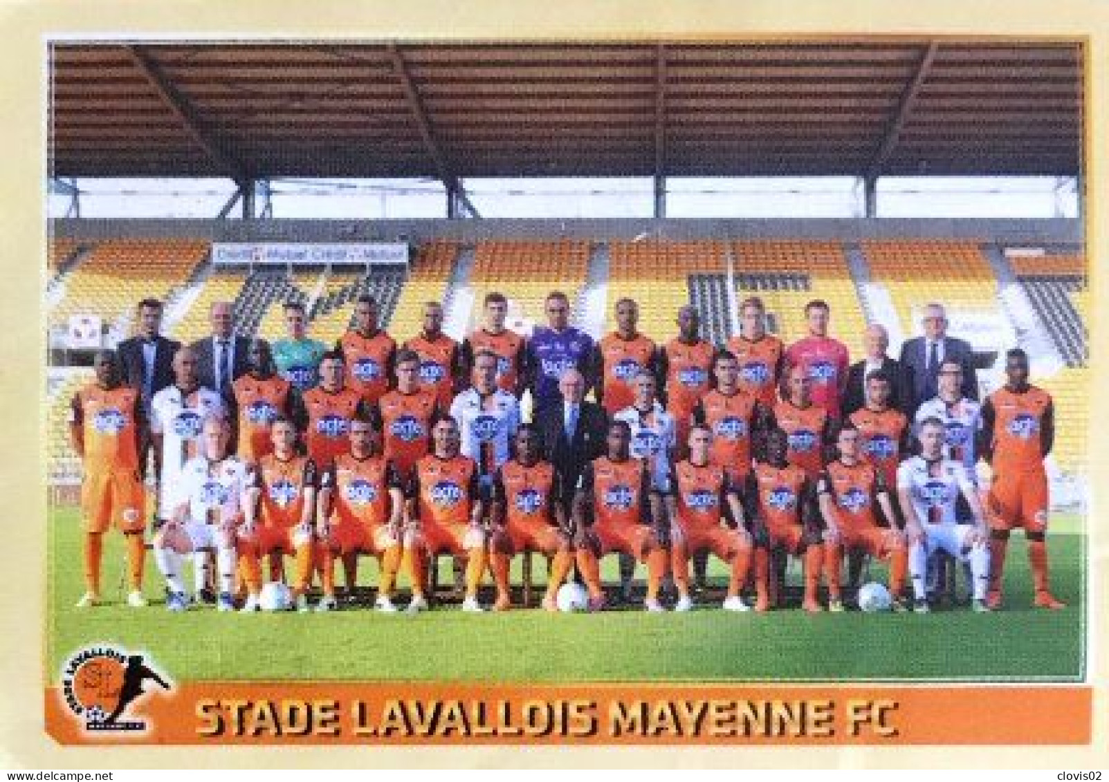 497 Equipe Stade Lavallois Mayenne FC - Panini France Foot 2014-2015 Sticker Vignette - Edition Française