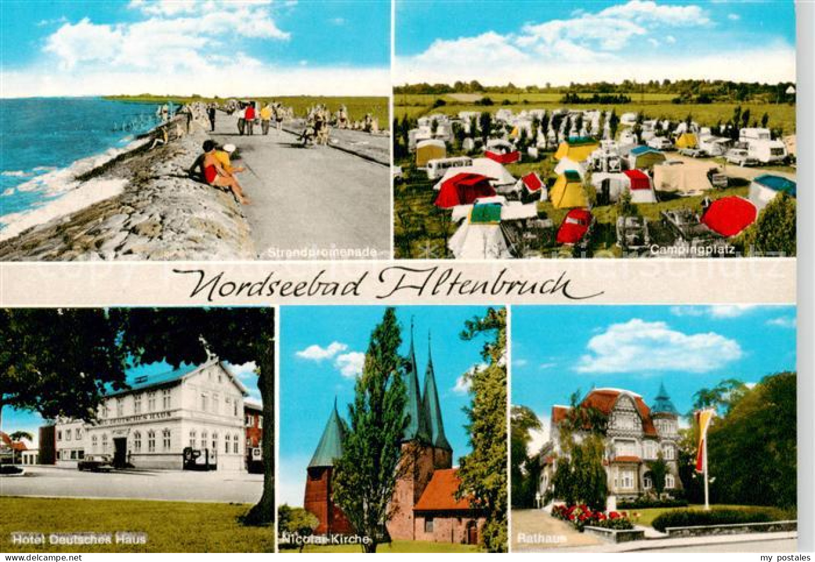 73851474 Altenbruch Cuxhaven Strandpromenade Campingplatz Hotel Deutsches Haus N - Cuxhaven