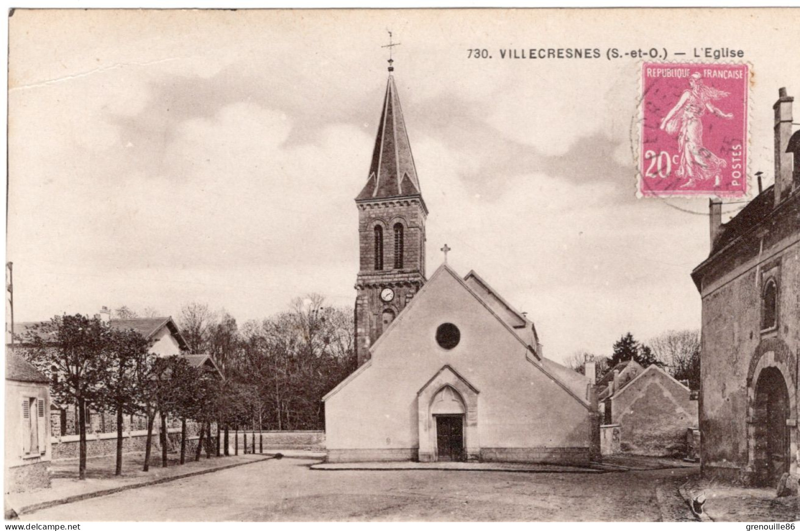 CPA 94 VILLECRESNES L'Eglise 1935 - Villecresnes