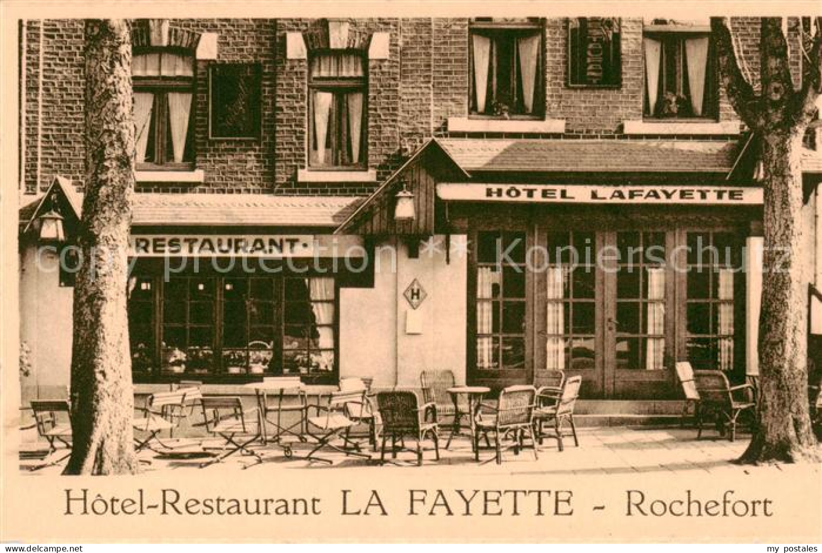73851447 Rochefort  Belgie Hôtel Restaurant La Fayette  - Otros & Sin Clasificación