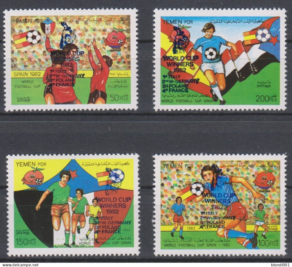 Soccer World Cup 1982 - YEMEN - Set Ovp MNH - 1982 – Spain