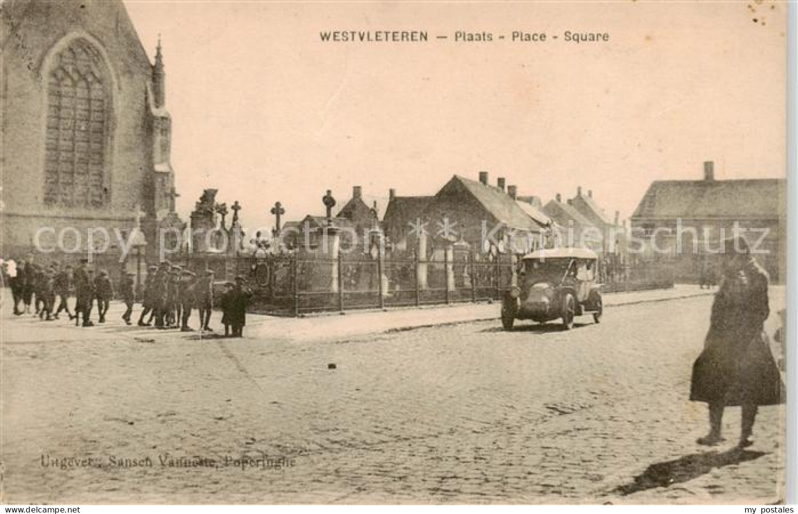 73851438 Westvleteren Vleteren Belgie Plaats Place Square  - Poperinge