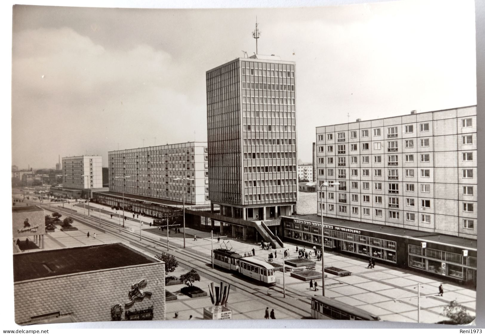 Magdeburg, Karl-Marx-Strasse, Strassenbahn, 1974 - Magdeburg