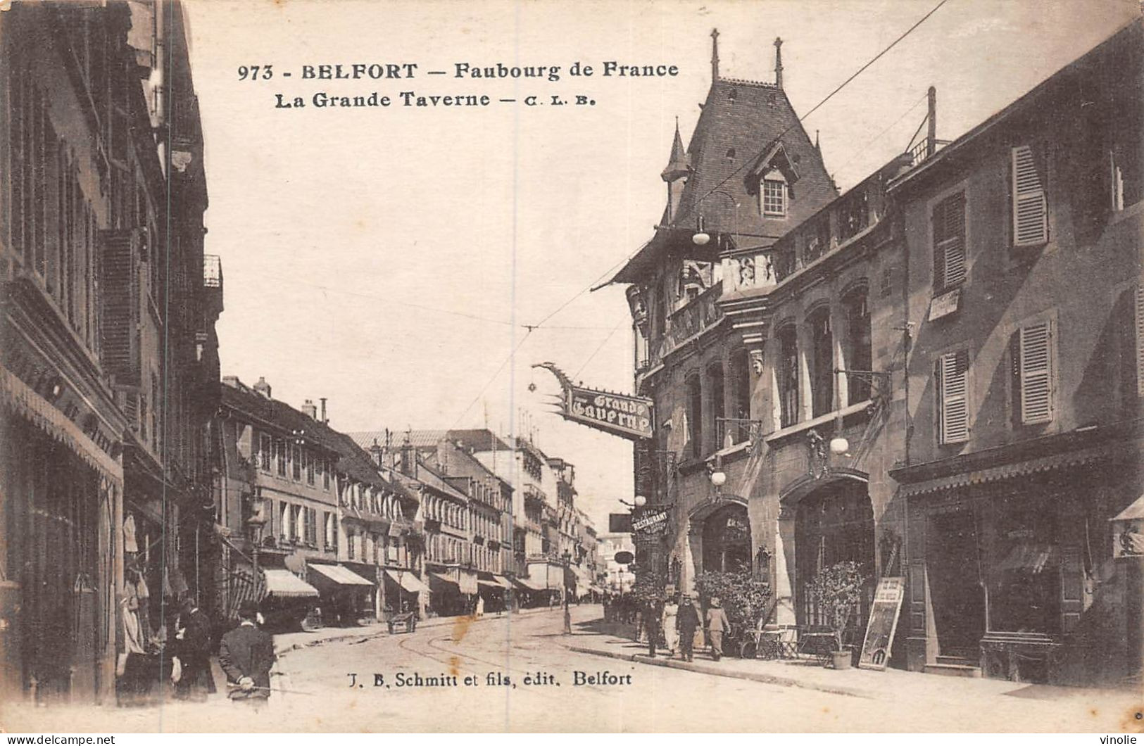 24-5171 :  BELFORT. LA GRANDE TAVERNE FAUBOURG DE FRANCE - Belfort - City