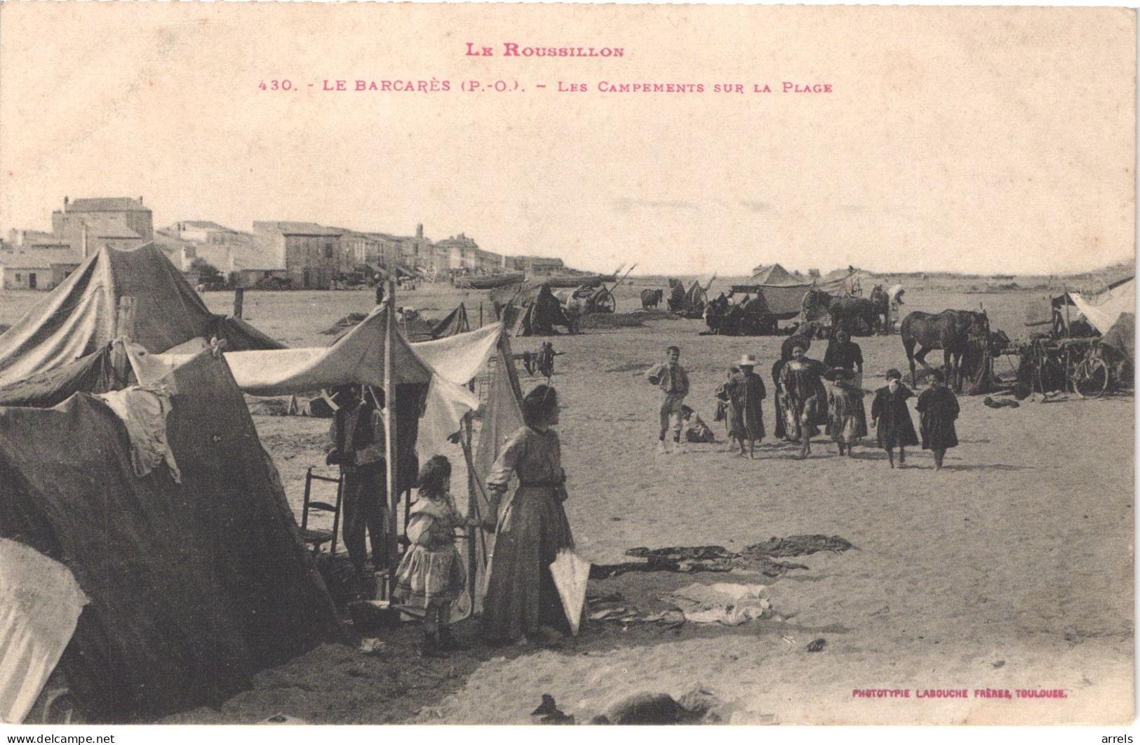 FR66 LE BARCARES - Labouche 430 - Les Campements Sur La Plage - Animée - Belle - Port Barcares