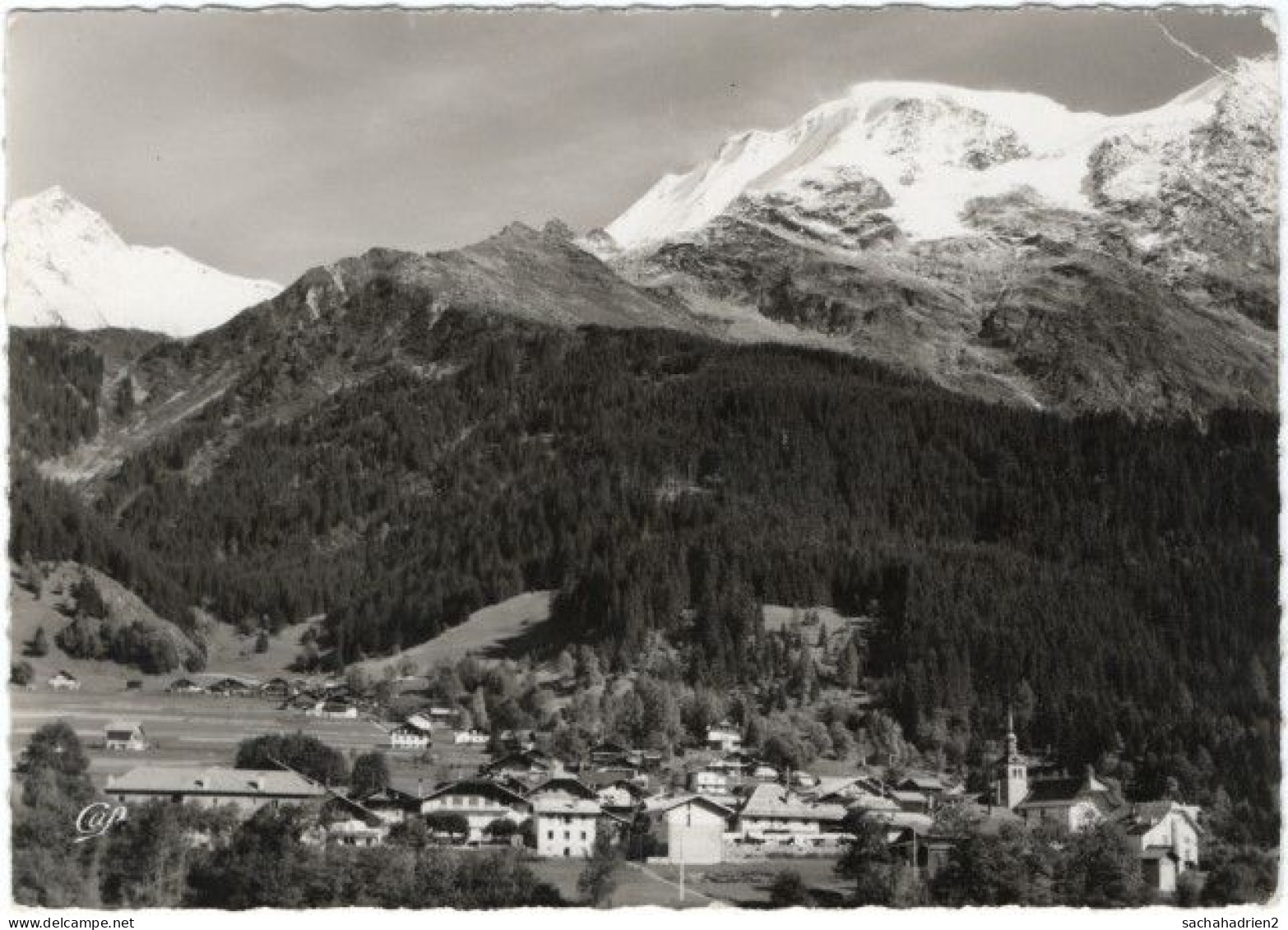 74. Gf. LES CONTAMINES. Vue Générale. Le Bionnassay Et Les Miages. 2033 - Les Contamines-Montjoie