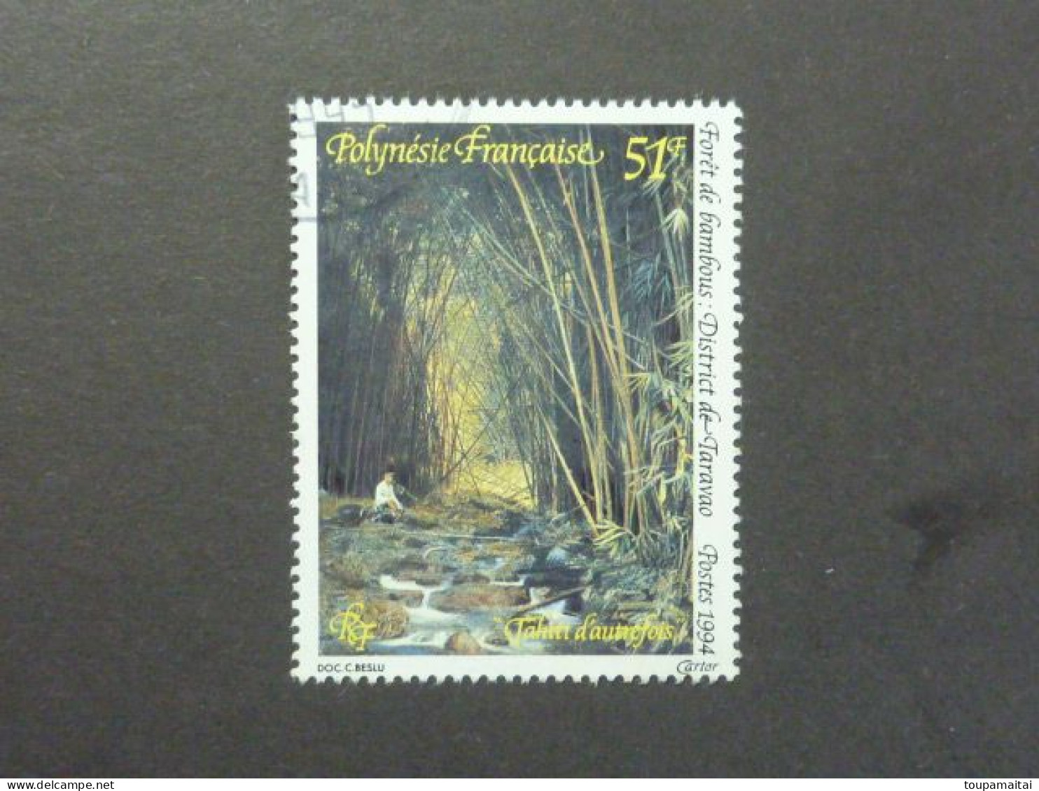 POLYNESIE FRANCAISE, Année 1994, YT N° 464 Oblitéré. Timbre Grand Format - Used Stamps