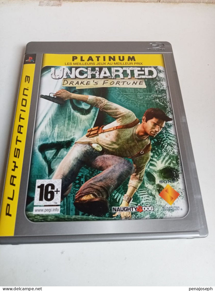 Uncharted Drake's Fortune Platinum Avec Notice Sur Ps3 - Other & Unclassified
