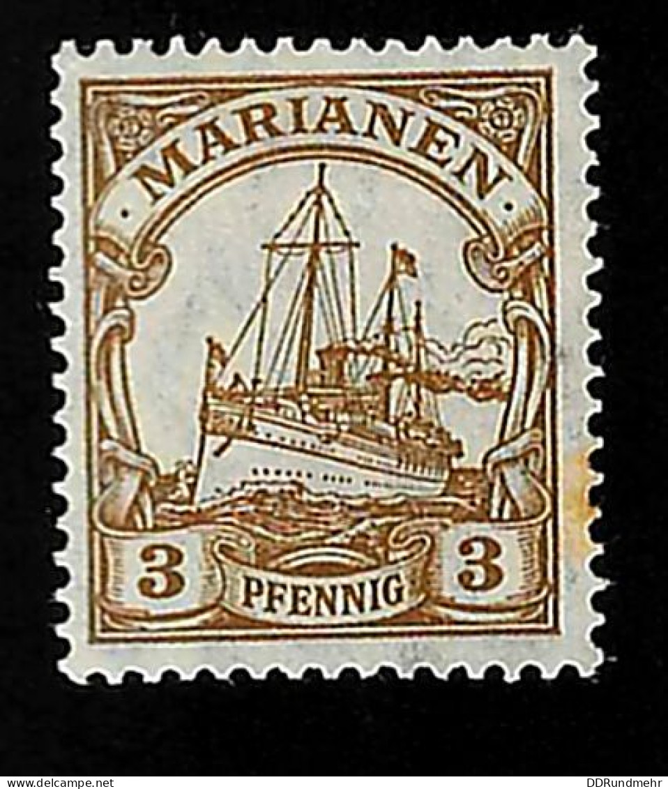 1919 SMS Hohenzollern Michel DR-MAR 20 Stamp Number DR-MAR 30 Yvert Et Tellier DR-MAR 20 Stanley Gibbons DR-MAR 26 X MH - Mariana Islands