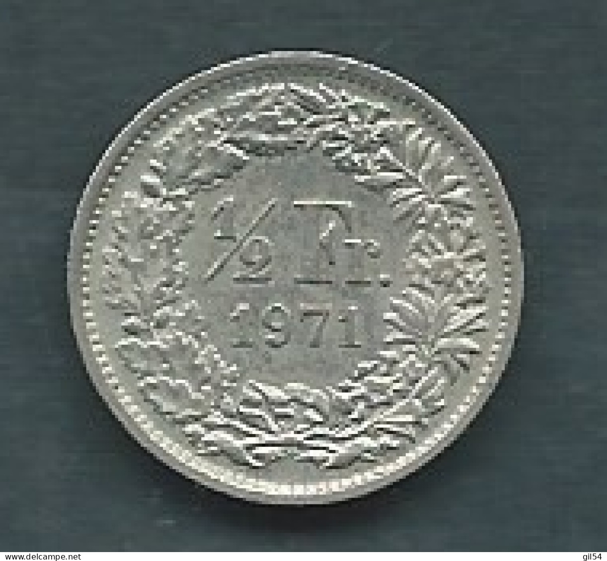 SUISSE : 1/2 FRANC 1971 Pieb 25209 - 1/2 Franc